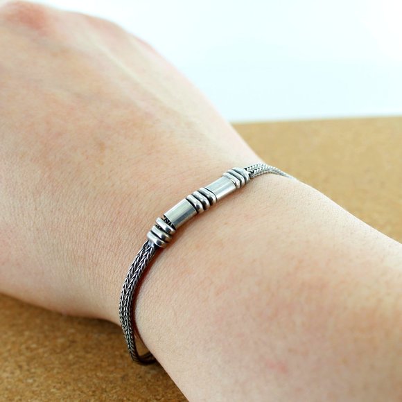 925 Italy Sterling silver bracelet - Picture 1 of 3